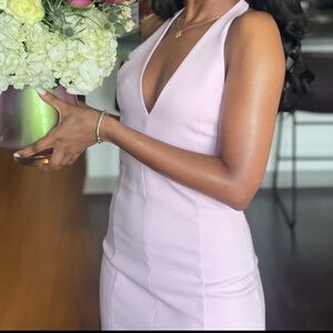 Zara Light Pink Halter Dress